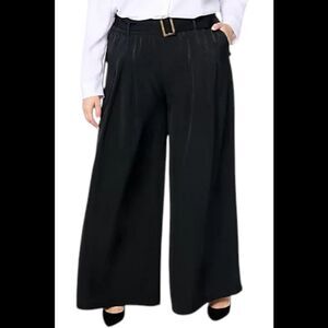 Studio Park x Shawn Killinger Women's Pleated Pant w/Self Belt Blk - Tall
